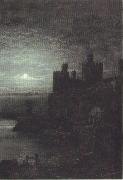 Arthur e.grimshaw, Conway Castle,Moonrise (mk37)